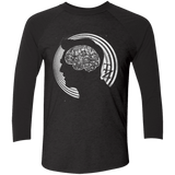 T-Shirts Vintage Black/Vintage Black / X-Small A Dimension of Mind Men's Triblend 3/4 Sleeve