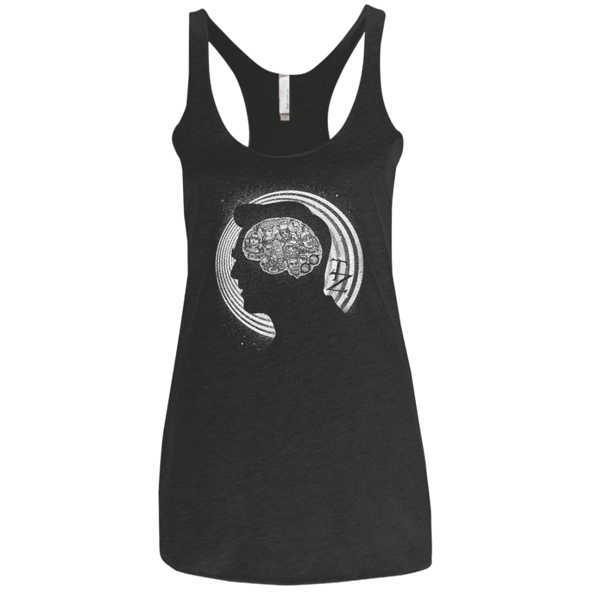T-Shirts Vintage Black / X-Small A Dimension of Mind Women's Triblend Racerback Tank