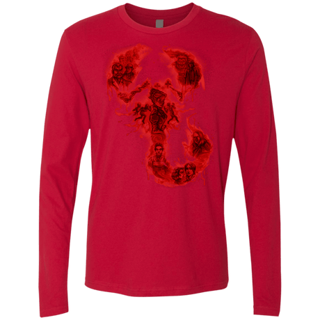 T-Shirts Red / Small A Dreadful Symbol Men's Premium Long Sleeve