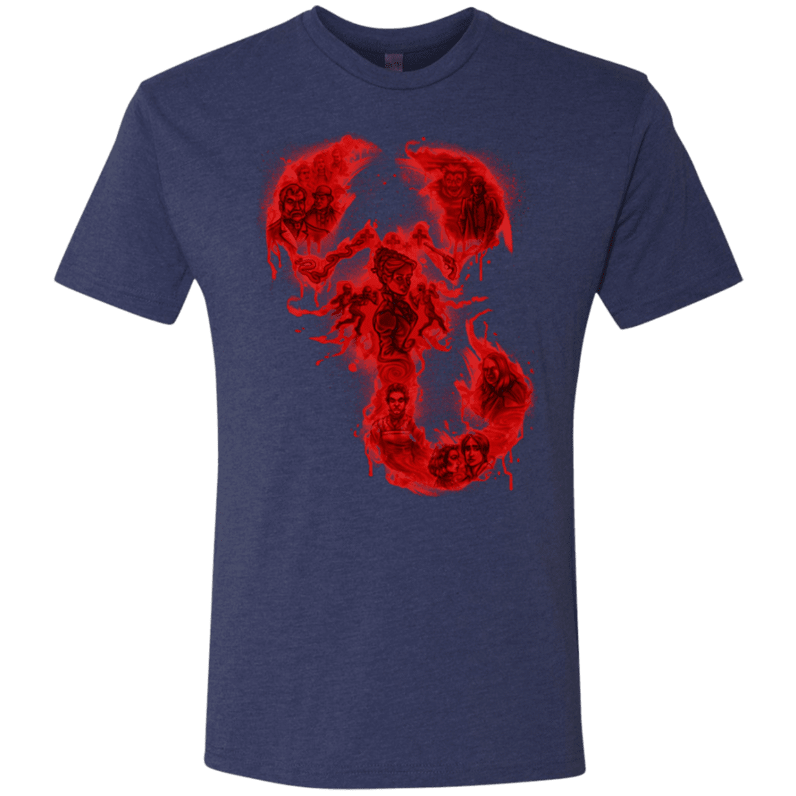 T-Shirts Vintage Navy / Small A Dreadful Symbol Men's Triblend T-Shirt