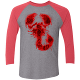 T-Shirts Premium Heather/ Vintage Red / X-Small A Dreadful Symbol Triblend 3/4 Sleeve