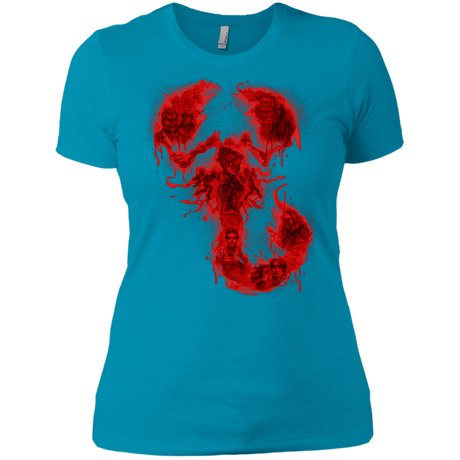 T-Shirts Turquoise / X-Small A Dreadful Symbol Women's Premium T-Shirt