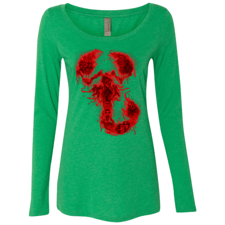 T-Shirts Envy / Small A Dreadful Symbol Women's Triblend Long Sleeve Shirt