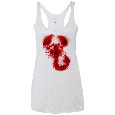 T-Shirts Heather White / X-Small A Dreadful Symbol Women's Triblend Racerback Tank