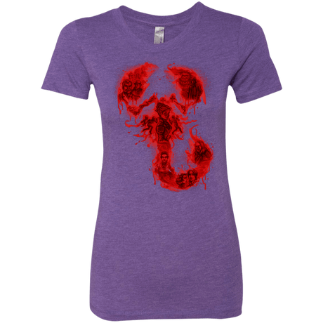 T-Shirts Purple Rush / Small A Dreadful Symbol Women's Triblend T-Shirt