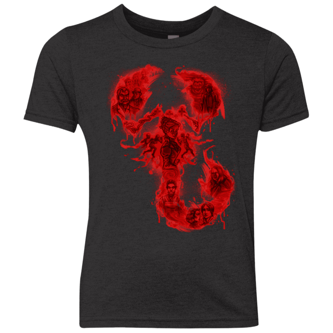 T-Shirts Vintage Black / YXS A Dreadful Symbol Youth Triblend T-Shirt