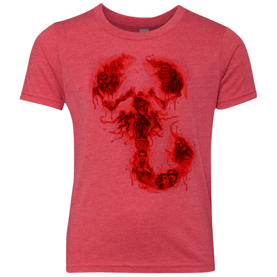 T-Shirts Vintage Red / YXS A Dreadful Symbol Youth Triblend T-Shirt