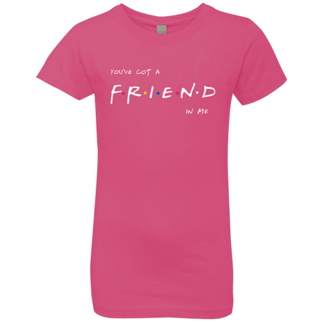 T-Shirts Hot Pink / YXS A Friend In Me Girls Premium T-Shirt
