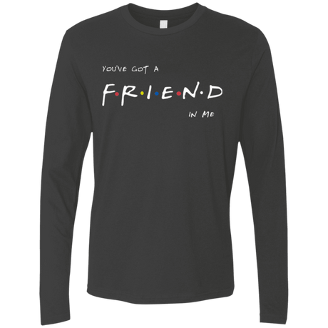 T-Shirts Heavy Metal / Small A Friend In Me Men's Premium Long Sleeve