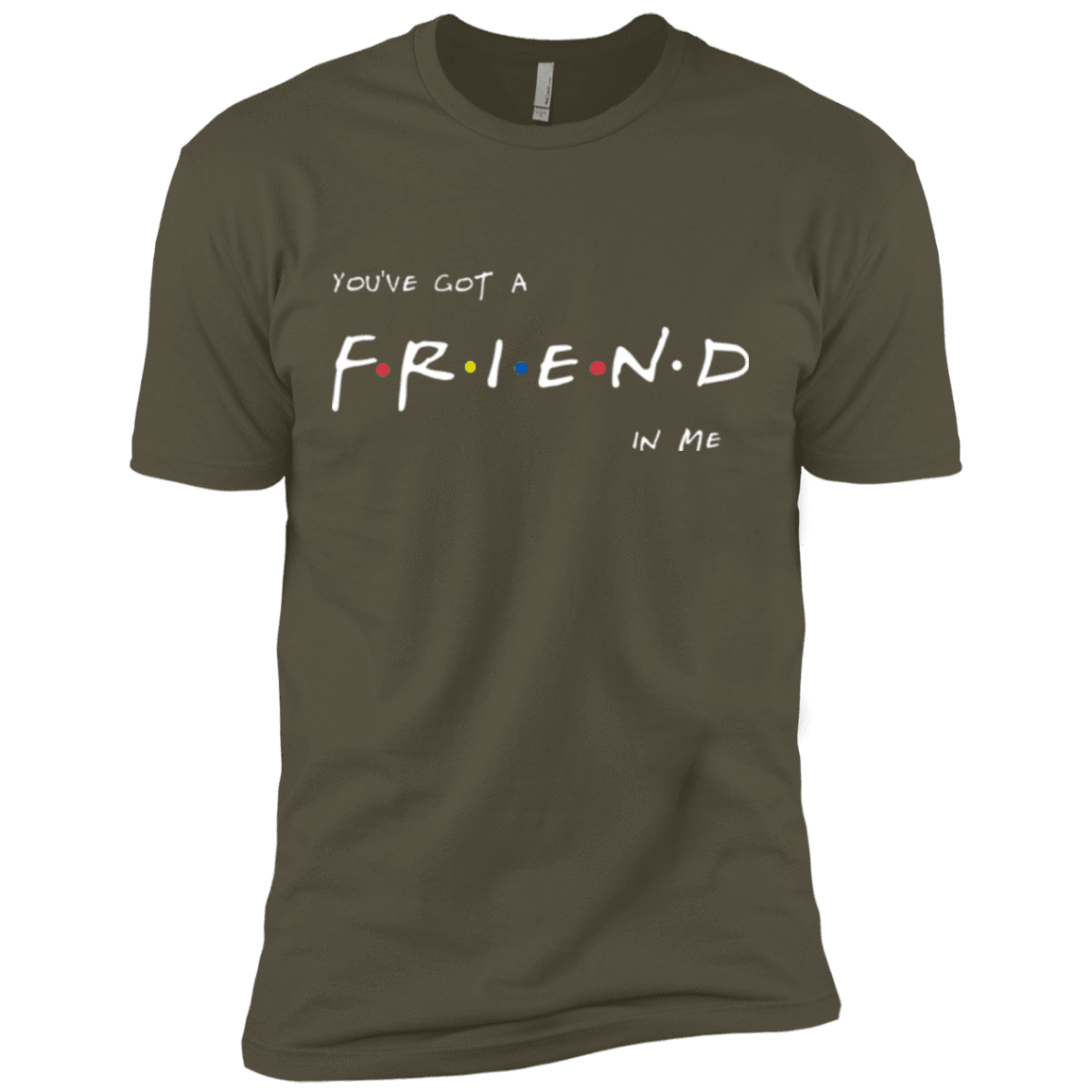 T-Shirts Military Green / X-Small A Friend In Me Men's Premium T-Shirt