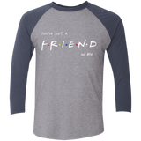 A Friend In Me Men's Triblend 3/4 Sleeve