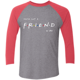 A Friend In Me Men's Triblend 3/4 Sleeve