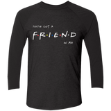 A Friend In Me Men's Triblend 3/4 Sleeve