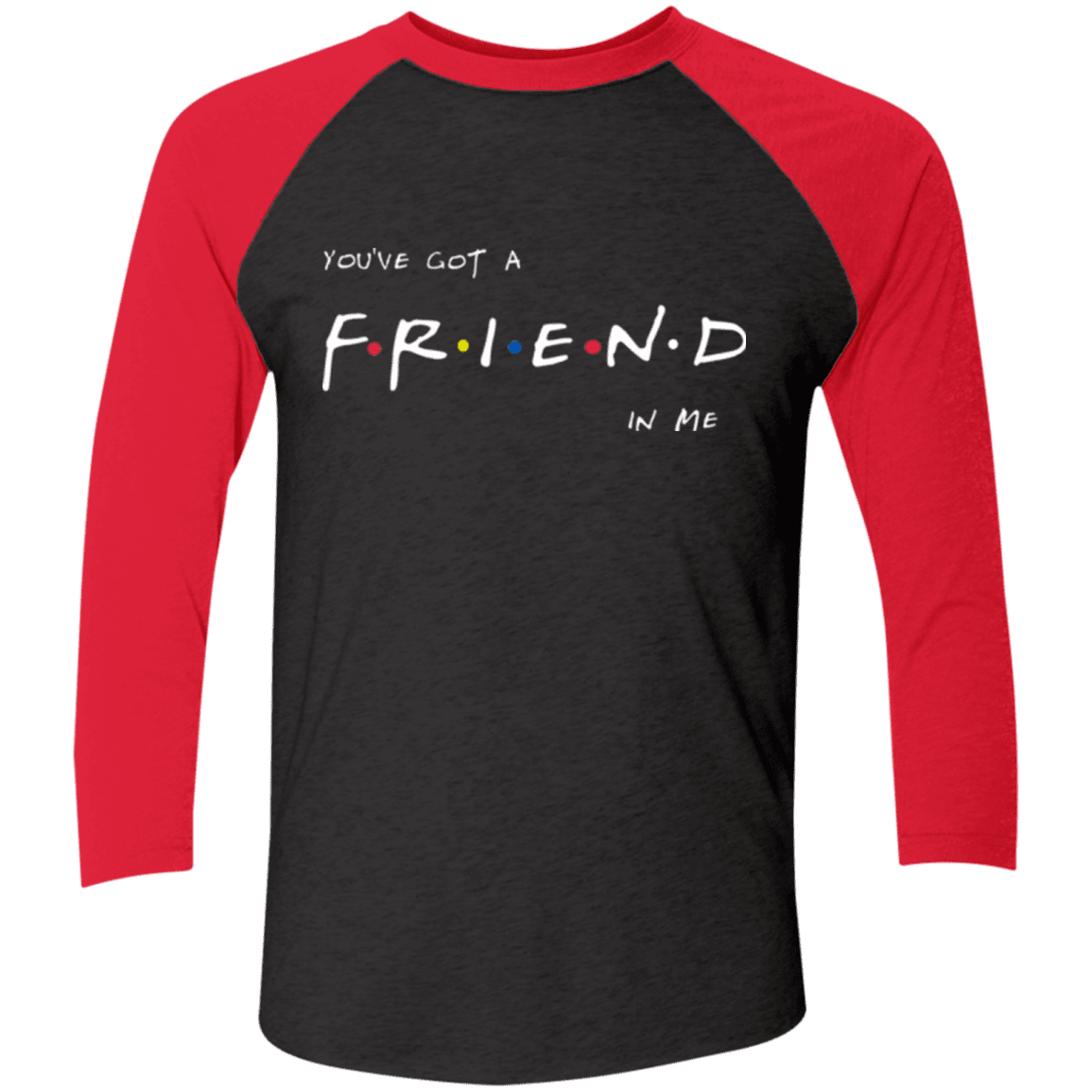 A Friend In Me Men's Triblend 3/4 Sleeve