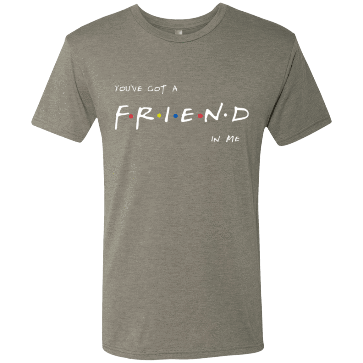 T-Shirts Venetian Grey / Small A Friend In Me Men's Triblend T-Shirt