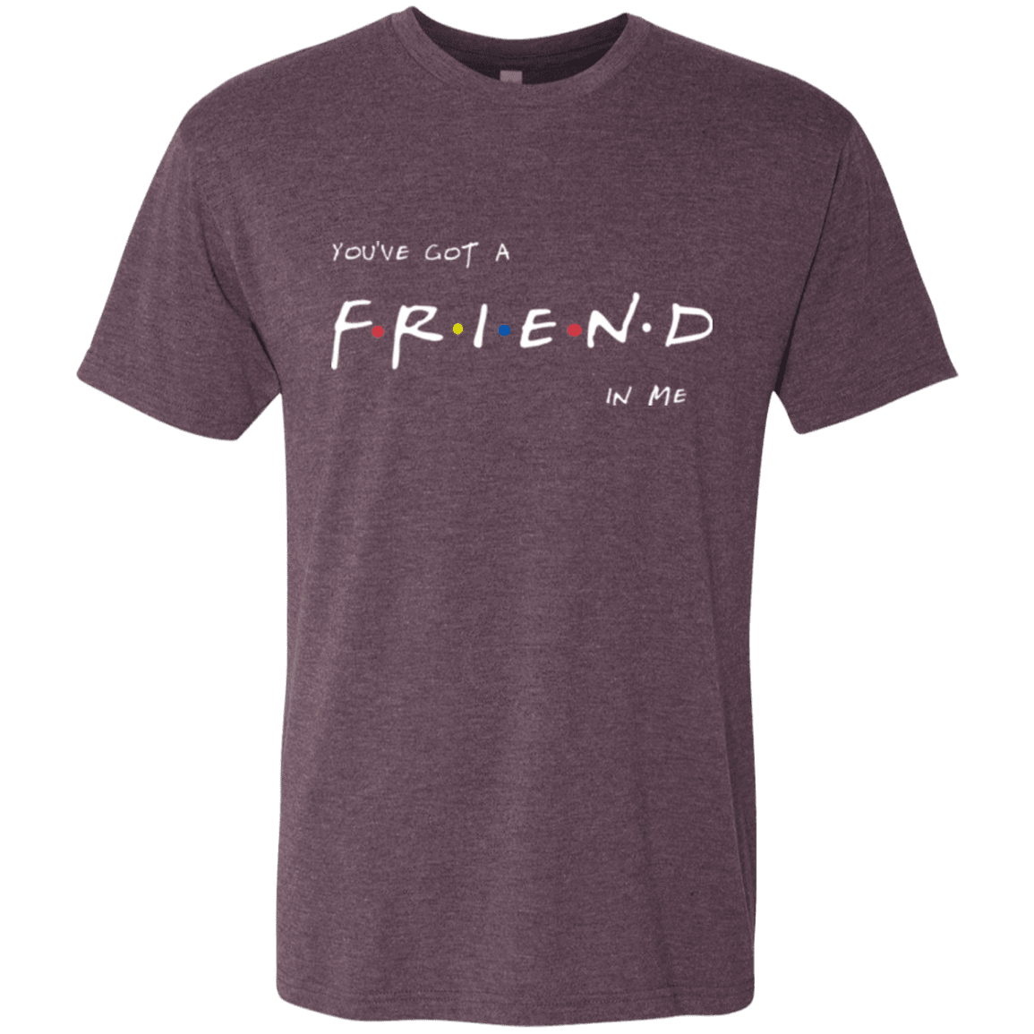 T-Shirts Vintage Purple / Small A Friend In Me Men's Triblend T-Shirt