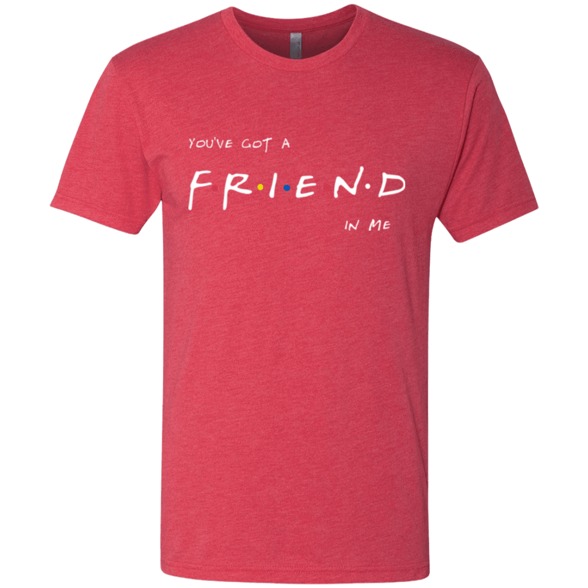 T-Shirts Vintage Red / Small A Friend In Me Men's Triblend T-Shirt