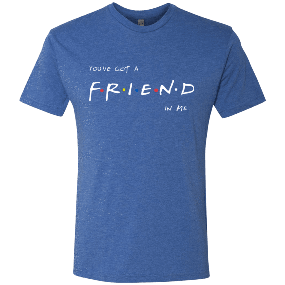 T-Shirts Vintage Royal / Small A Friend In Me Men's Triblend T-Shirt