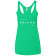 T-Shirts Envy / X-Small A Friend In Me Women's Triblend Racerback Tank