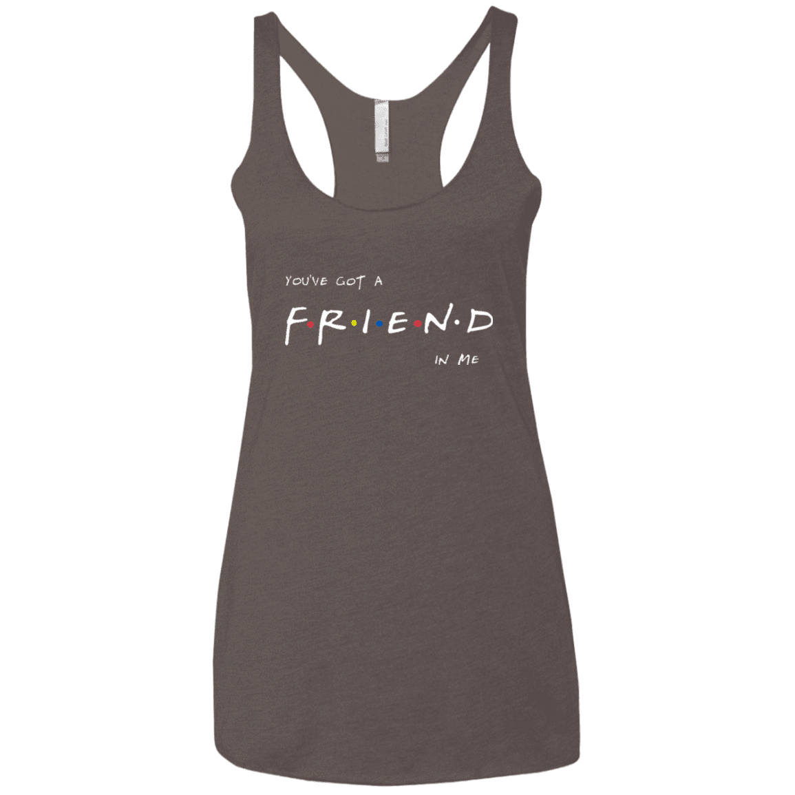 T-Shirts Macchiato / X-Small A Friend In Me Women's Triblend Racerback Tank