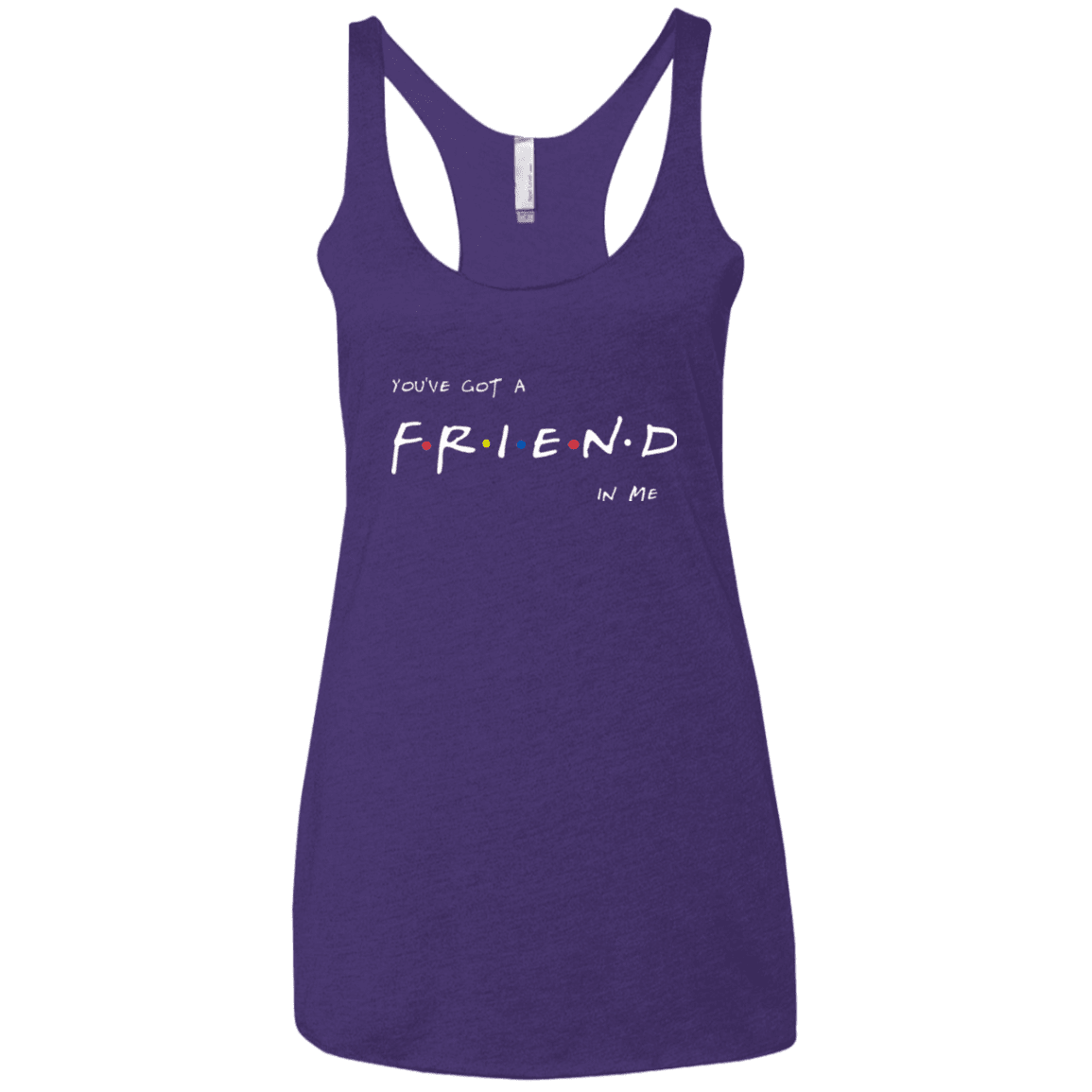 T-Shirts Purple Rush / X-Small A Friend In Me Women's Triblend Racerback Tank