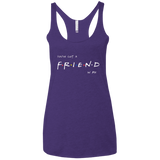 T-Shirts Purple Rush / X-Small A Friend In Me Women's Triblend Racerback Tank