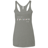 T-Shirts Venetian Grey / X-Small A Friend In Me Women's Triblend Racerback Tank