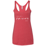 T-Shirts Vintage Red / X-Small A Friend In Me Women's Triblend Racerback Tank