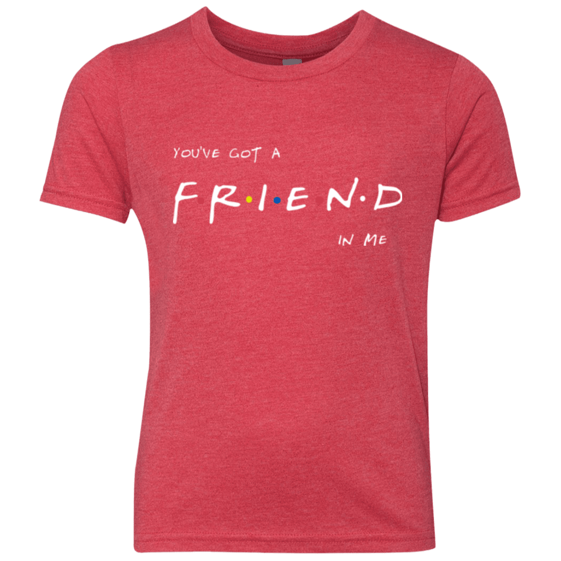 T-Shirts Vintage Red / YXS A Friend In Me Youth Triblend T-Shirt