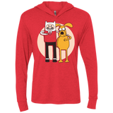 T-Shirts Vintage Red / X-Small A Grand Adventure Triblend Long Sleeve Hoodie Tee