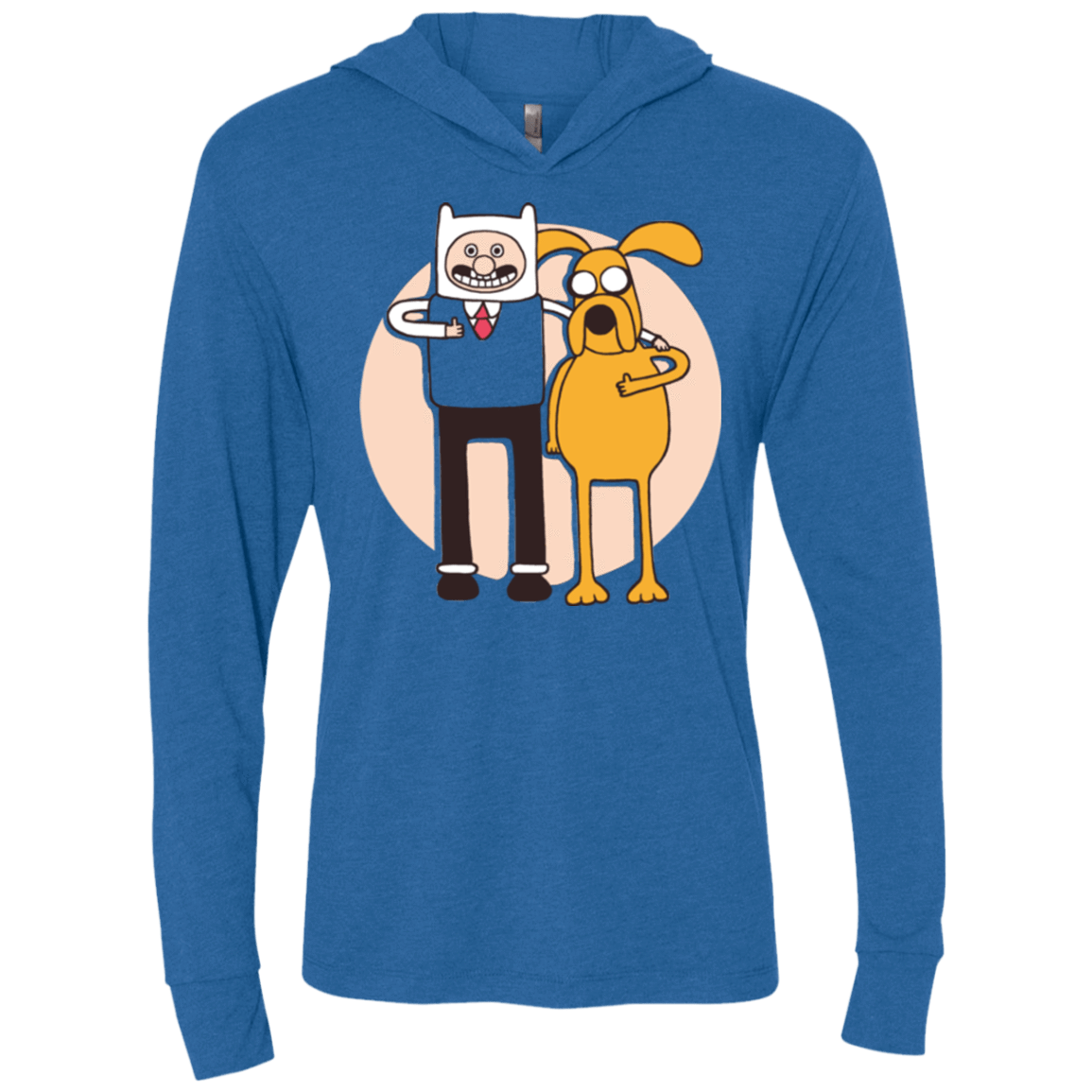 T-Shirts Vintage Royal / X-Small A Grand Adventure Triblend Long Sleeve Hoodie Tee