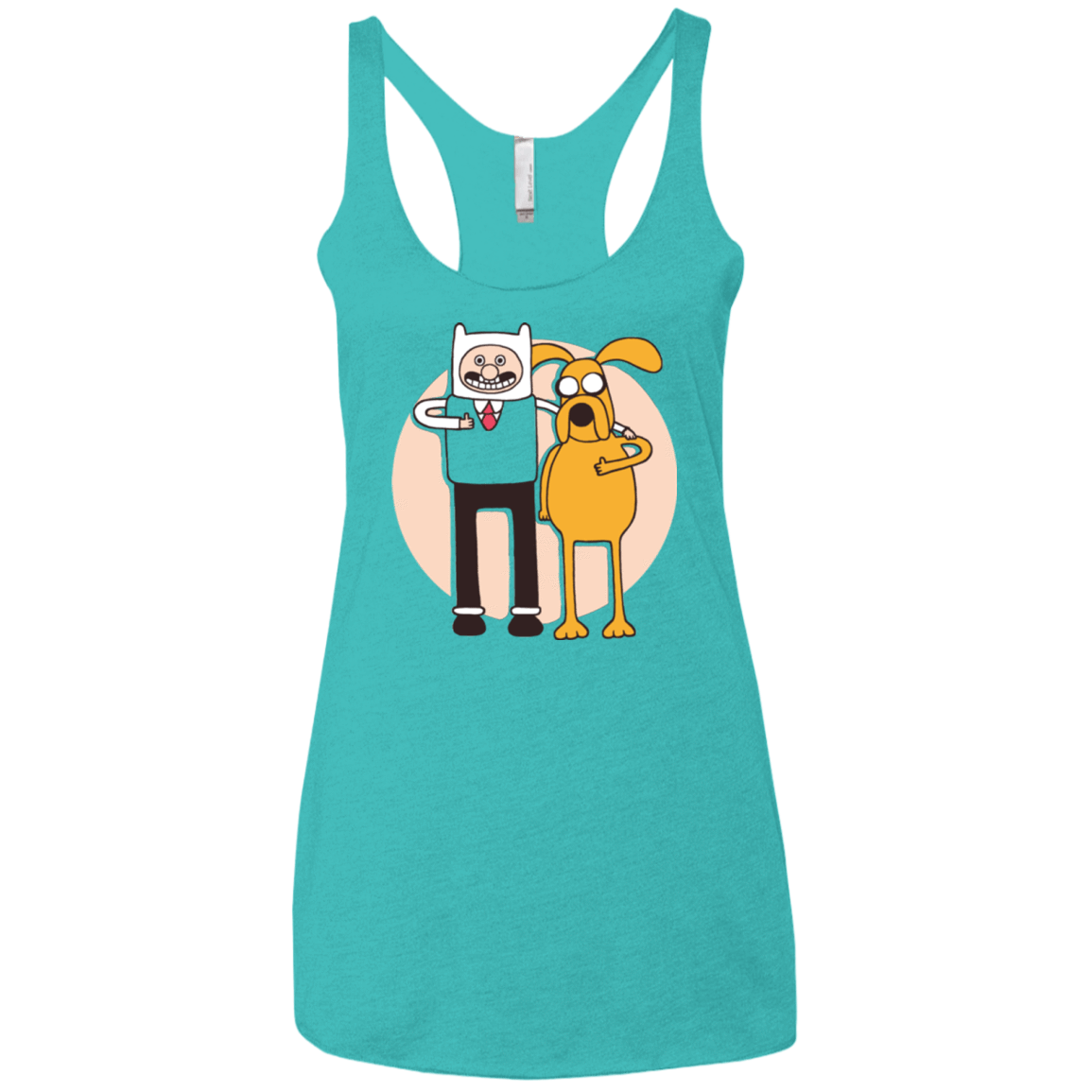 T-Shirts Tahiti Blue / X-Small A Grand Adventure Women's Triblend Racerback Tank