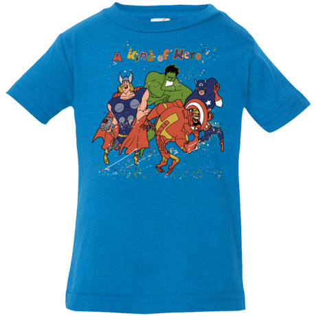 T-Shirts Cobalt / 6 Months A kind of heroes Infant Premium T-Shirt