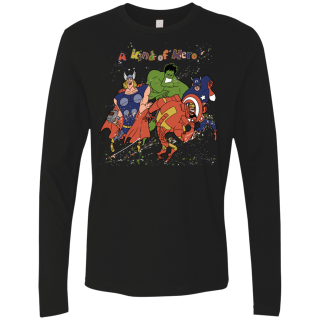 T-Shirts Black / S A kind of heroes Men's Premium Long Sleeve