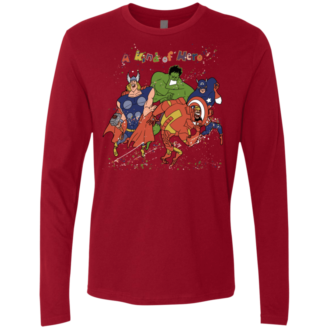 T-Shirts Cardinal / S A kind of heroes Men's Premium Long Sleeve