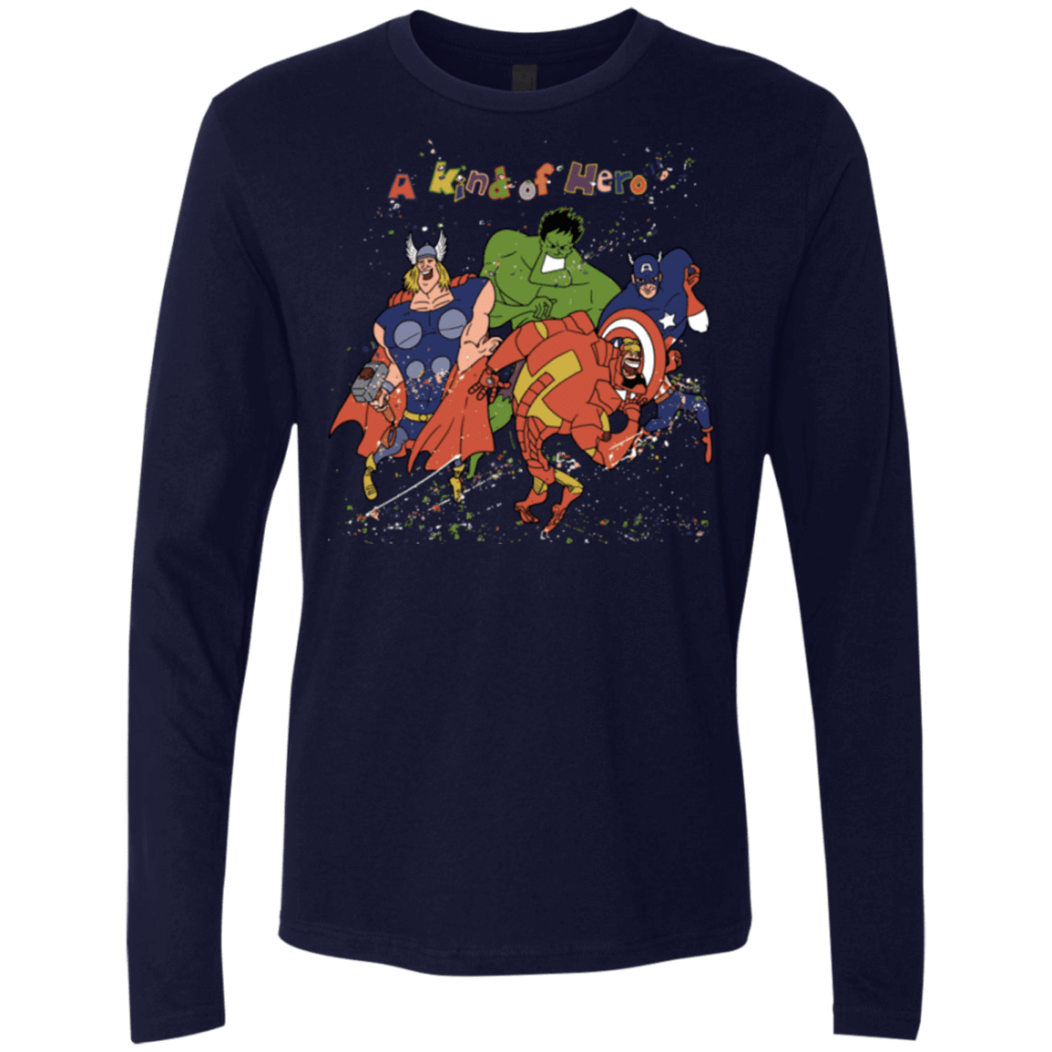 T-Shirts Midnight Navy / S A kind of heroes Men's Premium Long Sleeve