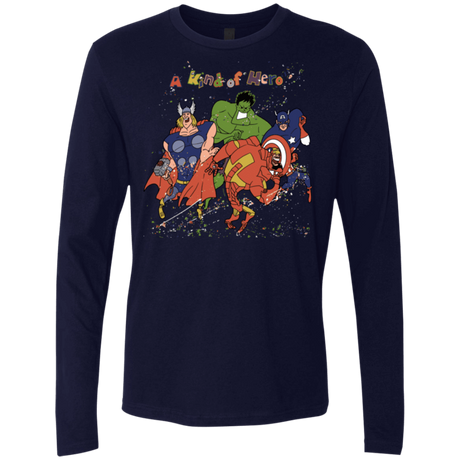 T-Shirts Midnight Navy / S A kind of heroes Men's Premium Long Sleeve