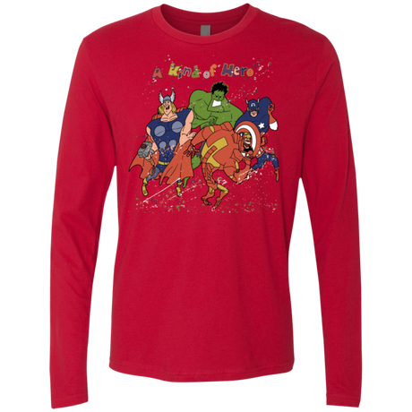 T-Shirts Red / S A kind of heroes Men's Premium Long Sleeve