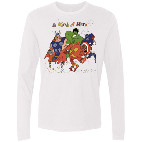 T-Shirts White / S A kind of heroes Men's Premium Long Sleeve