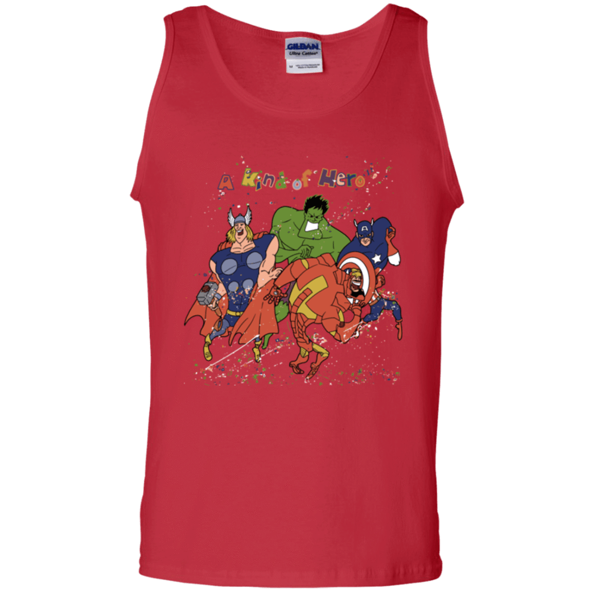 T-Shirts Red / S A kind of heroes Men's Tank Top