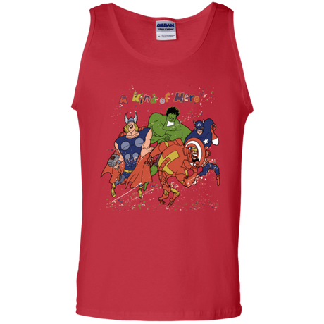 T-Shirts Red / S A kind of heroes Men's Tank Top