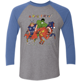 T-Shirts Premium Heather/Vintage Royal / X-Small A kind of heroes Men's Triblend 3/4 Sleeve