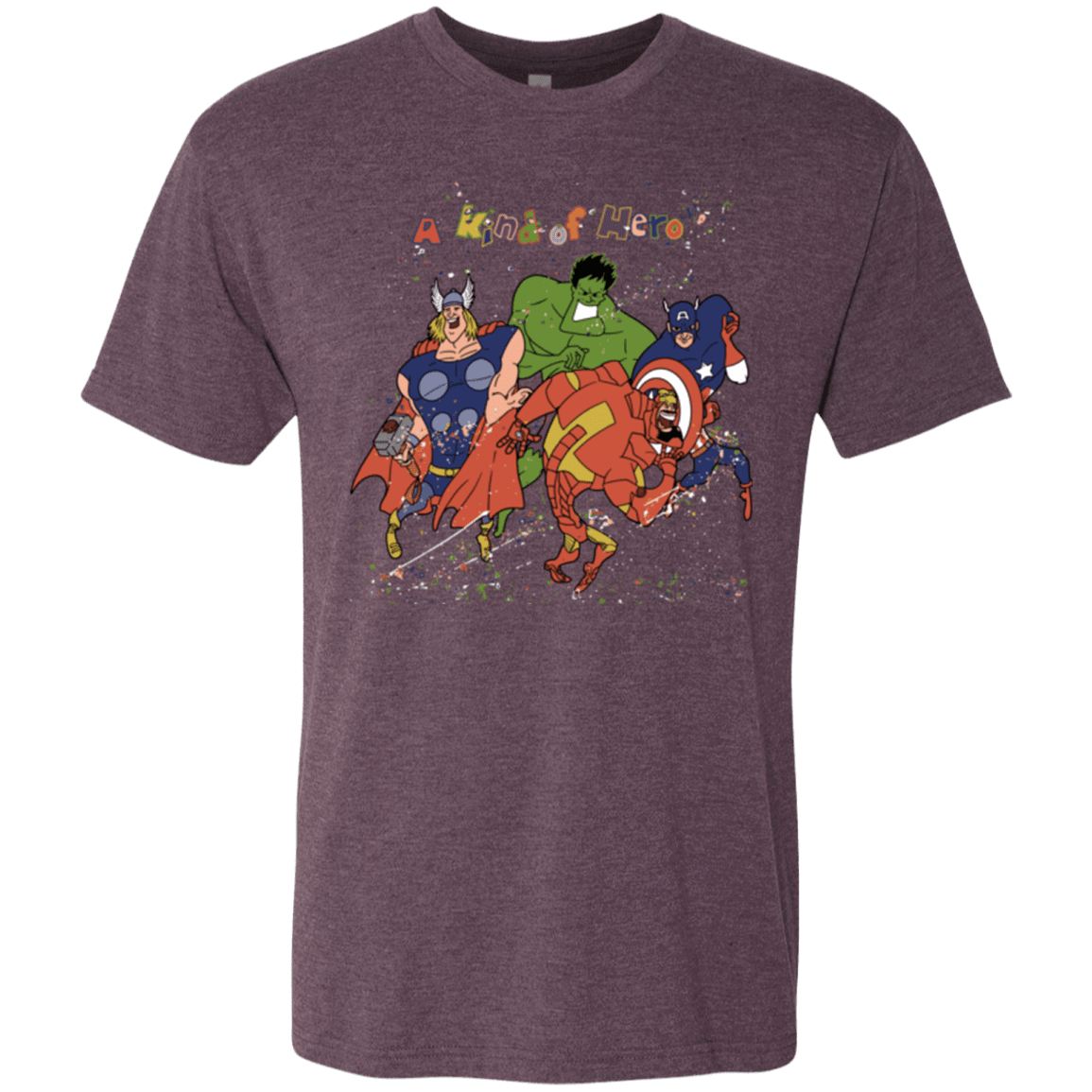 T-Shirts Vintage Purple / S A kind of heroes Men's Triblend T-Shirt