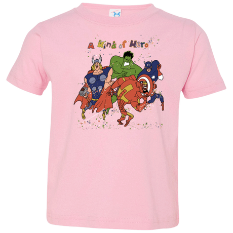 T-Shirts Pink / 2T A kind of heroes Toddler Premium T-Shirt