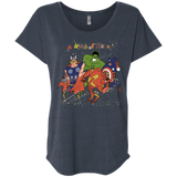 T-Shirts Vintage Navy / X-Small A kind of heroes Triblend Dolman Sleeve