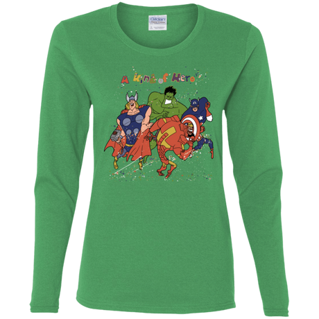 T-Shirts Irish Green / S A kind of heroes Women's Long Sleeve T-Shirt