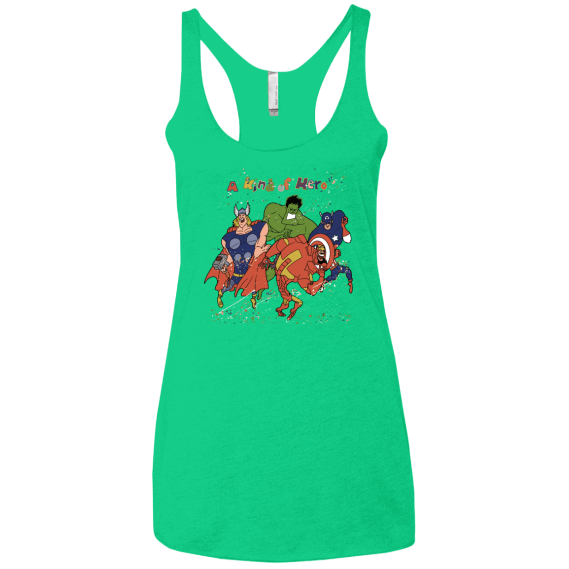 T-Shirts Envy / X-Small A kind of heroes Women's Triblend Racerback Tank