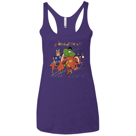 T-Shirts Purple Rush / X-Small A kind of heroes Women's Triblend Racerback Tank