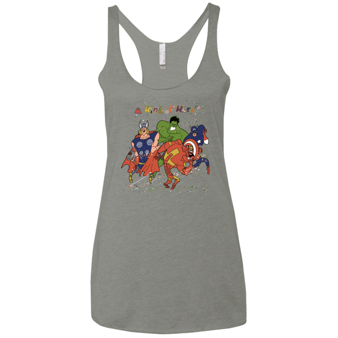 T-Shirts Venetian Grey / X-Small A kind of heroes Women's Triblend Racerback Tank