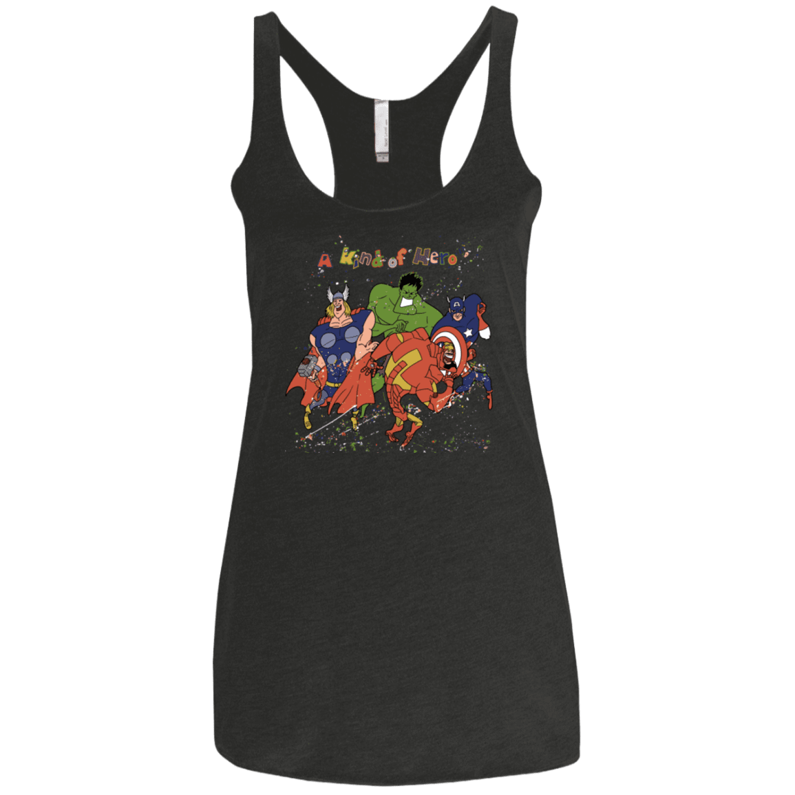 T-Shirts Vintage Black / X-Small A kind of heroes Women's Triblend Racerback Tank